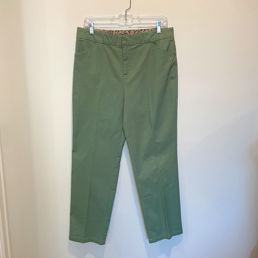 Appleseed's Sage Cotton Pants - 12p